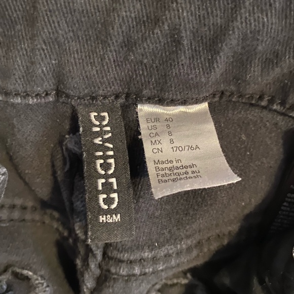 Women’s wide leg black jeans - Picture 8 of 9